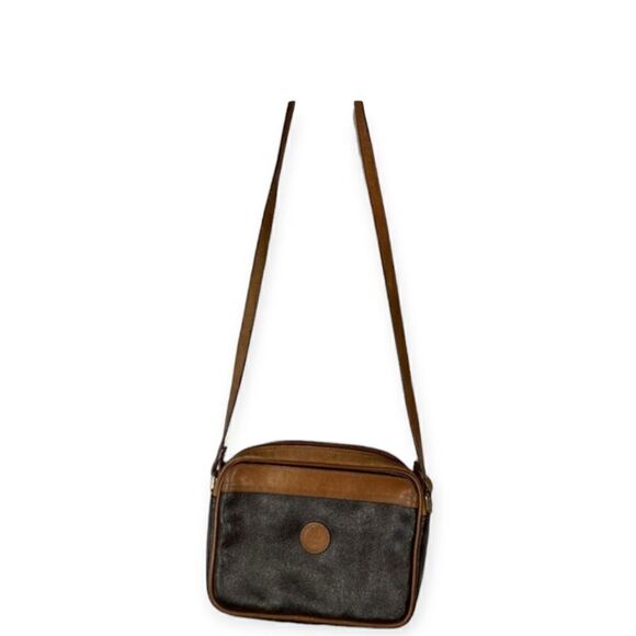 Vintage Pierre Balmain Paisley Tan Brown Leather Shoulder Bag – Designer Purse - Picture 1 of 16